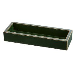 Gia Leather Desk Accessories Collection - Green