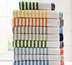 Marlo Stripe Organic Bath Towel