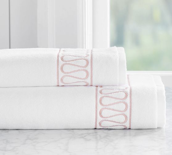 Monique Lhuillier Margaux Embroidered Towel