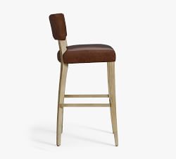 Payson Leather Stool