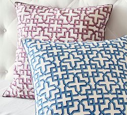 Shadow Trellis Print Sham