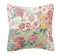 Shirley Floral Reversible Patchwork Sham