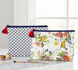 Tami Floral Print Cosmetic Pouch