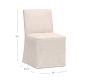 Classic Long Slipcovered Dining Chair
