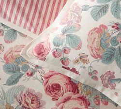 Elia Cotton Linen Blend Floral Reversible Sham