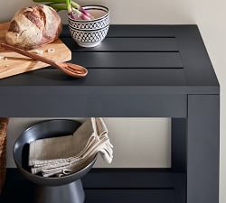 Malibu Metal Outdoor Console Table (60")