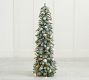 Lit Faux Frosted Pine Christmas Tree With Ornaments - 4 Ft.
