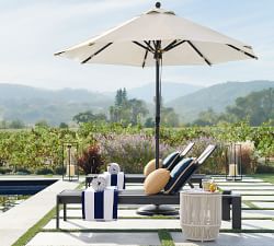 Premium 9' Round Outdoor Patio Umbrella &ndash; Rustproof Aluminum Tilt Frame