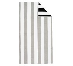 Reversible Awning Striped Beach Towel