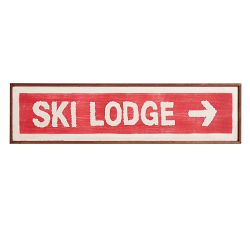 Ski Lodge Sign