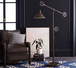 Warren Pulley Task Floor Lamp (68")