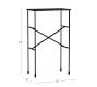 Zane Rectangular Metal Accent Table (14")