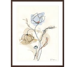 Custom Framed - Field Flowers by The Artists Studio