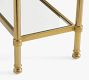 Everson Glass Console Table (58.5")
