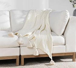 Izra Hand-Knotted Throw