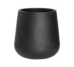Lightweight Rounded Cylinder Fiberstone Planters