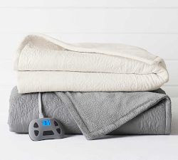 Medallion Cotton Heated Blanket