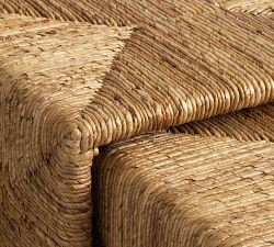 Woven Rectangular Nesting End Tables