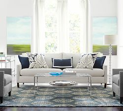 Belgian Flax Linen Frame Lumbar Pillow Cover