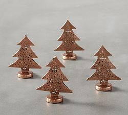 Copper Tree Place Card Holder, Set of 4