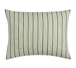 Rose Floral Stripe Reversible Sham