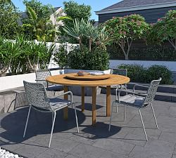 Tanglewood 5-Piece Round Dining Table with Dalhousie Rope Dining Armchair Set