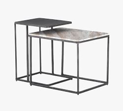 Bellevile Marble Nesting End Tables