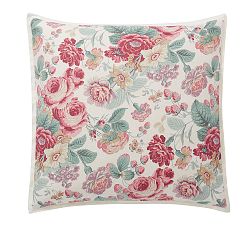 Elia Cotton Linen Blend Floral Reversible Sham