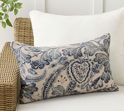 Simeon Floral Lumbar Outdoor Pillow