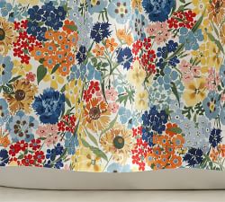 Willow Floral Organic Shower Curtain