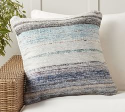 Coastal Horizon Blue Outdoor Pillow Set