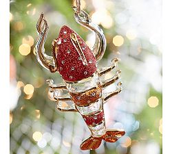 Glass Lobster Ornament