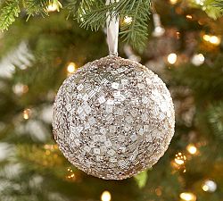 Oversized Pink Jeweled Ornament