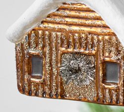 Mercury Cabin With Snow Ornament