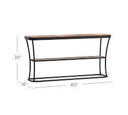 Bartlett Reclaimed Wood Console Table (60")
