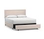 Elliot Square Upholstered Footboard Storage Platform Bed