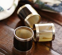 Horn Napkin Ring, Set of 4