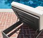 Malibu Metal Platform Outdoor Single Chaise Lounge