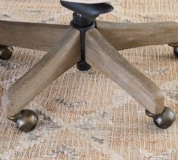 Reeves Upholstered Swivel Desk Chair