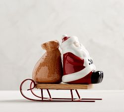 Santa's Sled Salt &amp; Pepper Shakers