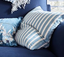 Sawyer Ticking Striped Pillow Cover