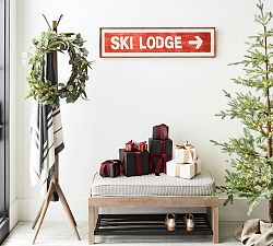 Ski Lodge Sign