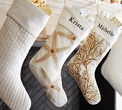 Coastal Applique Stockings