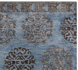 Hazen Medallion Tufted Rug Swatch