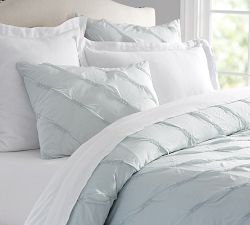 Lina Ruched Duvet Cover &amp; Shams