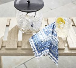 Nila Medallion Block Print Napkins - Set of 4