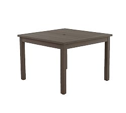 Tropez 42" Faux Teak Square Dining Table, Shadow