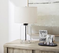 Bates Recycled Glass Table Lamp (23"-28")