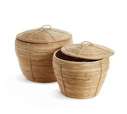 Cane Rattan Basket Sets