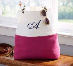 Colorblock Tote Bag